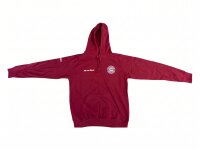 Damen Bio Kapuzen Sweater bordeaux
