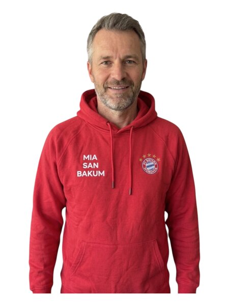 Kapuzen Sweater rot