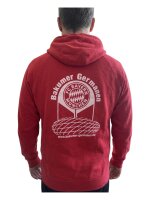 Kapuzen Sweater rot