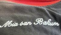 Polo "Streifen" schwarz/rot