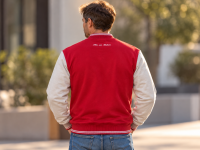 Bio College Jacke rot/sand